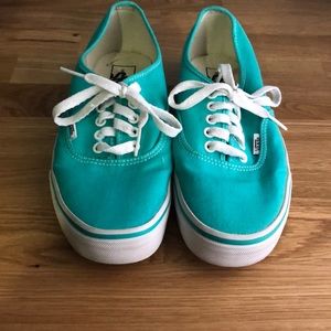Teal vans women’s size 9. Men’s size 7.5